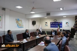 دیدار مدیر شعب بانک ملت استان سیستان وبلوچستان با مدیر دانشگاه فرهنگیان استان