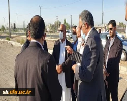 بازدید استاندارسیستان وبلوچستان از محل واگذاری زمین به دانشگاه فرهنگیان استان
