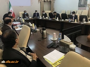حضور سرپرست ومعاون دانشگاه فرهنگیان سیستان وبلوچستان در جلسه کارگروه امور زیر بنایی استان