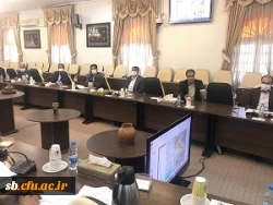 حضور سرپرست ومعاون دانشگاه فرهنگیان سیستان وبلوچستان در جلسه کارگروه امور زیر بنایی استان