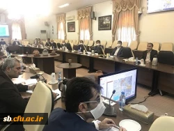 حضور سرپرست ومعاون دانشگاه فرهنگیان سیستان وبلوچستان در جلسه کارگروه امور زیر بنایی استان