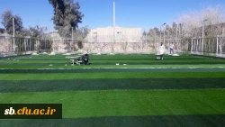 گزارش تصویری 
 روند پیشرفت اجرای پروژه زمین چمن مصنوعی پردیس شهید مطهری زاهدان 2