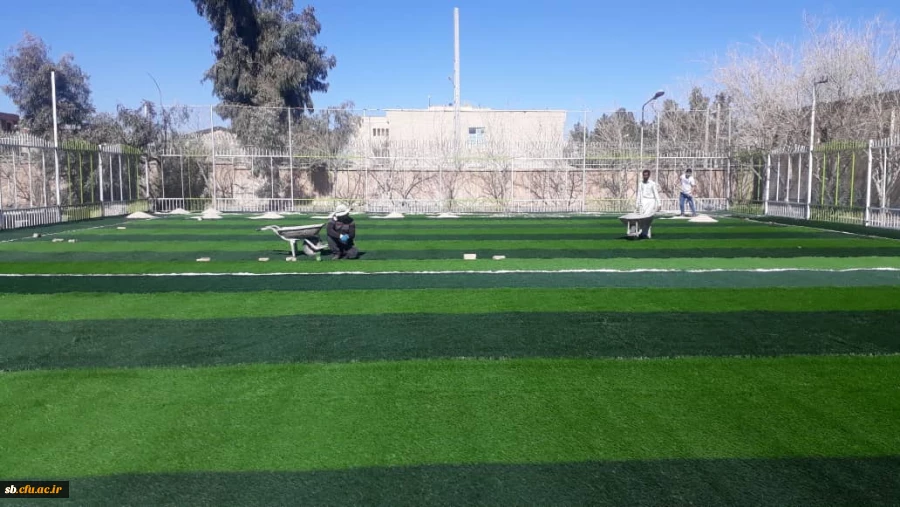 گزارش تصویری 
 روند پیشرفت اجرای پروژه زمین چمن مصنوعی پردیس شهید مطهری زاهدان 2