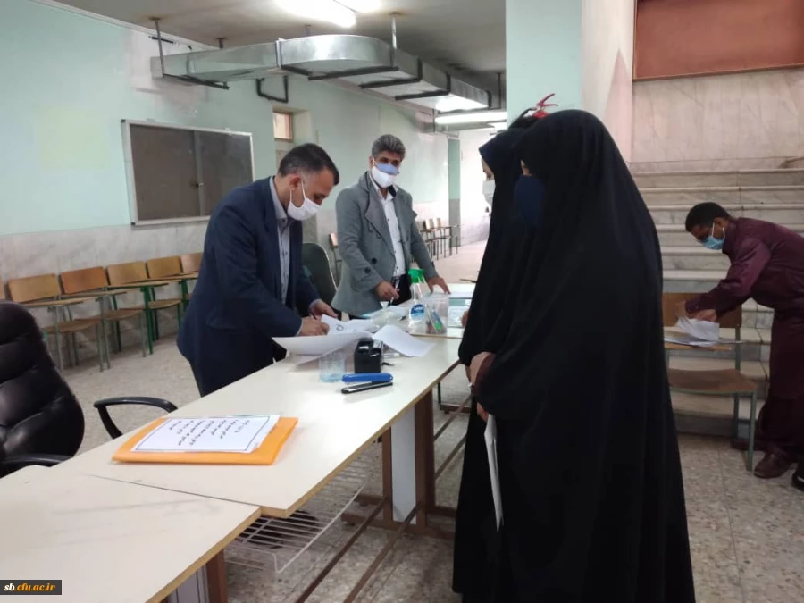 پذیرش حضوری و احراز هویت مهارت آموزان حق التدریس پردیس رسالت در مرکز شهید حسینی زاهدان 2