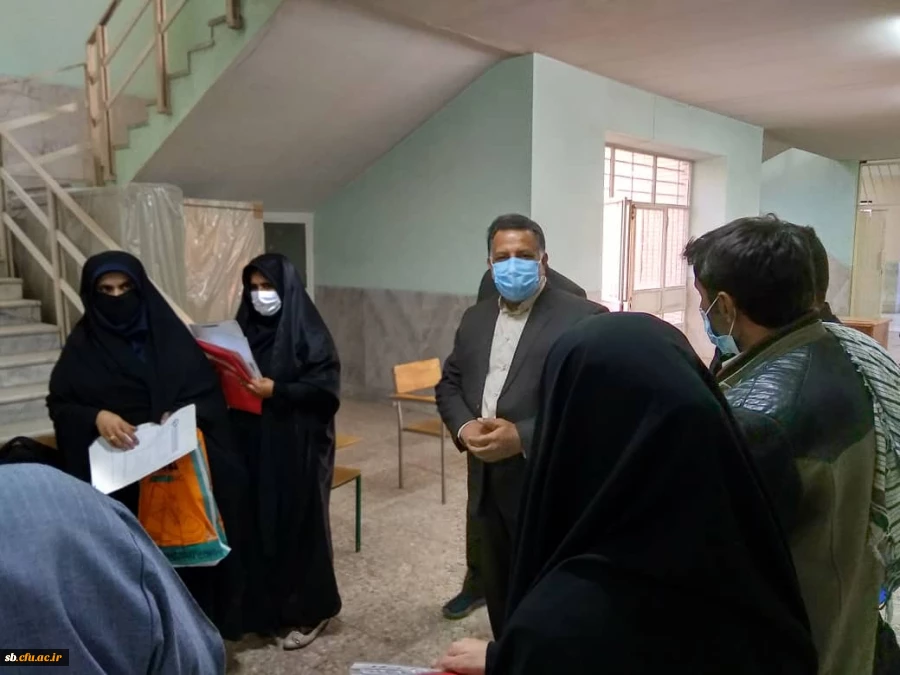 بازدید جناب آقای رخشانی مدیر کل محترم آموزش وپرورش استان از نحوه پذیرش پذیرفته شدگان مهارت آموزی 2