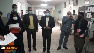 بازدید مدیر کل آموزش و پرورش جناب آقای رخشانی از روند مصاحبه دانشجویان جدید الورود سال 1399