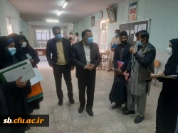 بازدید دکتر نیک پناه مدیریت دانشگاه فرهنگیان استان به همراه دکتر رخشانی مدیرکل آموزش و پرورش استان از فرایند بررسی مدارک و تشکیل پرونده نیروهای نهضتی و حق التدریس پذیرفته شده در آزمون استخدامی 4
