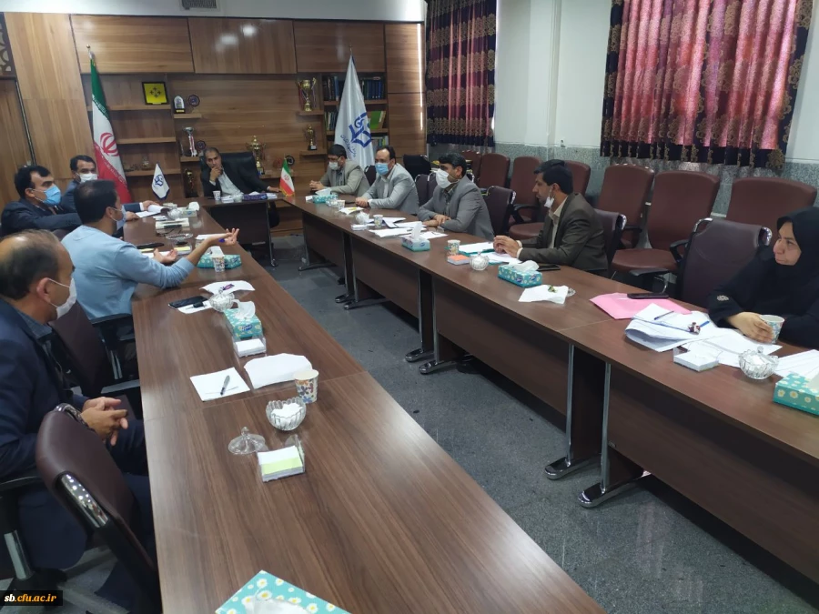 جلسه مشترک اداره کل آموزش وپرورش استان با دانشگاه فرهنگیان استان دررابطه با مصاحبه مهارت آموزان 2