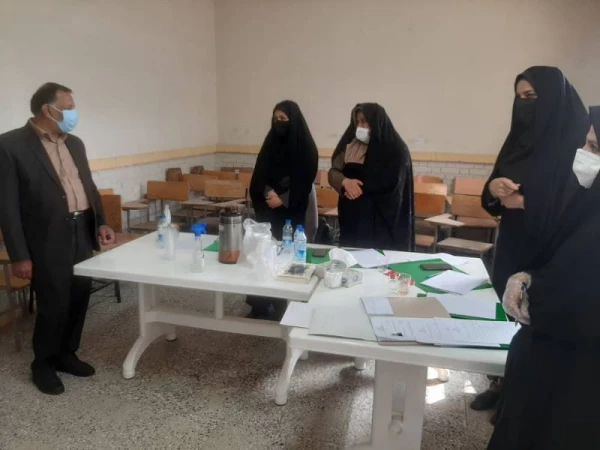 بازدید مدیرکل آموزش و پرورش استان به همراه مدیریت دانشگاه فرهنگیان استان ازقراینده مصاحبه 2