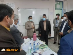 بازدید مدیرکل آموزش و پرورش استان به همراه مدیریت دانشگاه فرهنگیان استان ازقراینده مصاحبه 3
