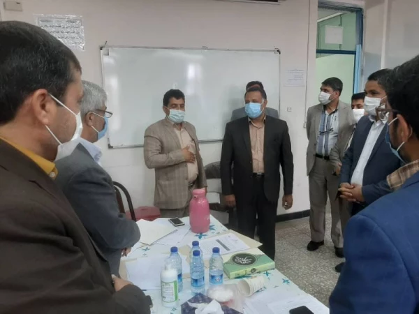 بازدید مدیرکل آموزش و پرورش استان به همراه مدیریت دانشگاه فرهنگیان استان ازقراینده مصاحبه 3