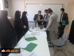 بازدید مدیرکل آموزش و پرورش استان به همراه مدیریت دانشگاه فرهنگیان استان ازقراینده مصاحبه 4