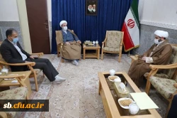  مدیریت دانشگاه فرهنگیان استان ومسئول نهاد نمایندگی مقام معظم رهبری دردانشگاه  با  نماینده ولی فقیه دراستان سیستان وبلوچستان دیدار کردند  2