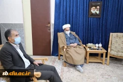  مدیریت دانشگاه فرهنگیان استان ومسئول نهاد نمایندگی مقام معظم رهبری دردانشگاه  با  نماینده ولی فقیه دراستان سیستان وبلوچستان دیدار کردند  3
