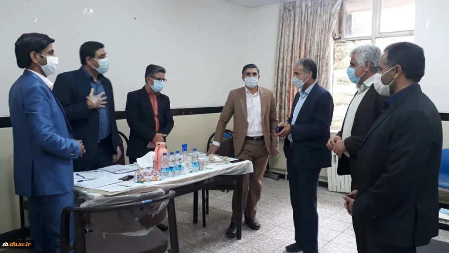 بازدید دکتر نیک پناه مدیریت دانشگاه فرهنگیان از روند برگزاری مصاحبه 4