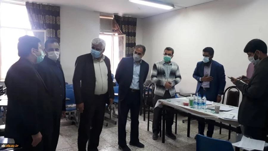 بازدید دکتر نیک پناه مدیریت دانشگاه فرهنگیان از روند برگزاری مصاحبه 6