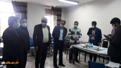 بازدید دکتر نیک پناه از روند مصاحبه آزمون آموزش و پرورش