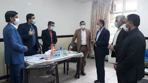 بازدید دکتر نیک پناه از روند مصاحبه 3