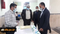 بازدید دکتر نیک پناه از روند مصاحبه 4