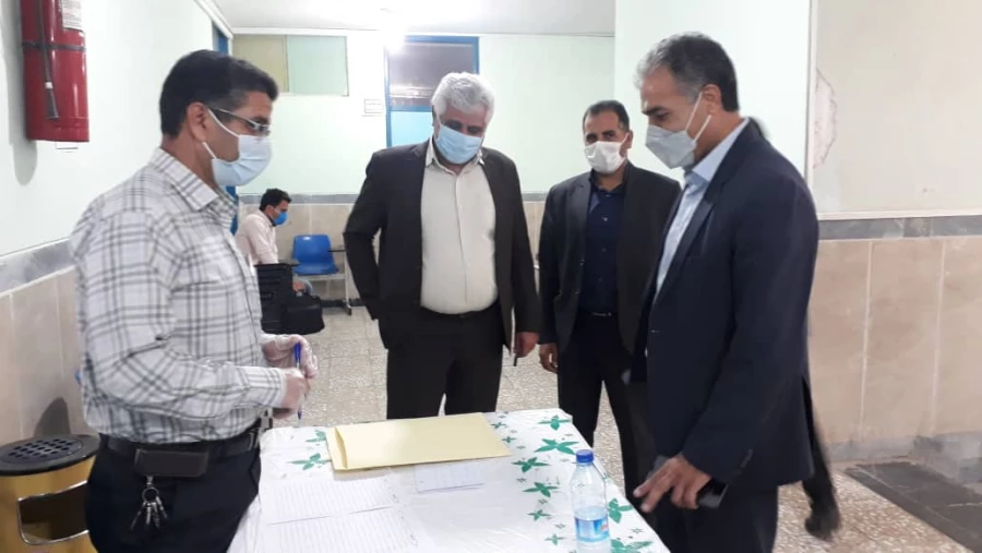 بازدید دکتر نیک پناه از روند مصاحبه 4