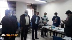 بازدید دکتر نیک پناه از روند مصاحبه 5