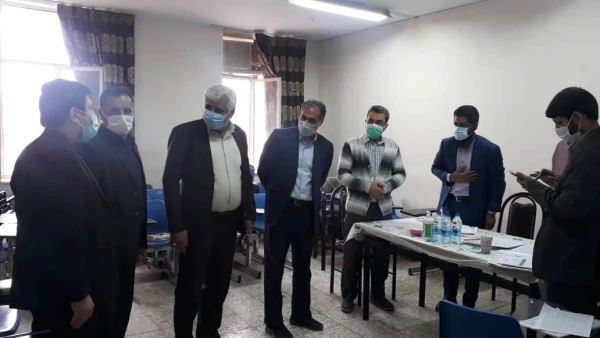 بازدید دکتر نیک پناه از روند مصاحبه 5