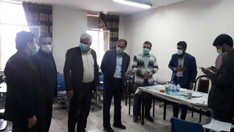 بازدید دکتر نیک پناه از روند مصاحبه 5