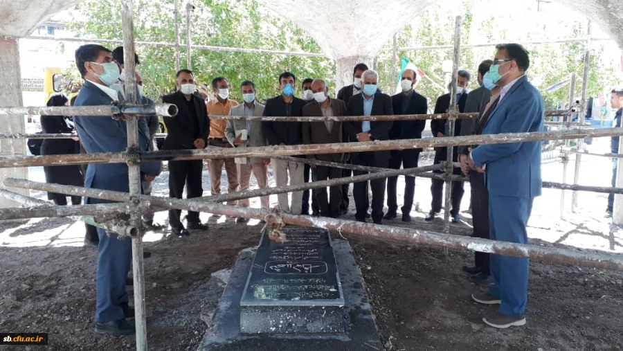 مراسم بزرگداشت دومین سالگرد تدفین شهید گمنام پردیس شهید مطهری زاهدان 2