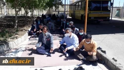 مراسم بزرگداشت دومین سالگرد تدفین شهید گمنام پردیس شهید مطهری زاهدان 6