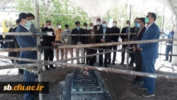 مراسم سالگرد تدفین شهید گمنام همزمان با شهادت امام موسی کاظم (ع) در پردیس شهید مطهری زاهدان برگزار گردید.  6