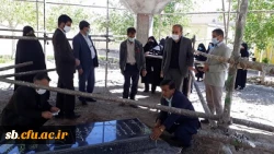 مراسم سالگرد تدفین شهید گمنام همزمان با شهادت امام موسی کاظم (ع) در پردیس شهید مطهری زاهدان برگزار گردید.  7