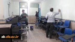 شروع رنگ آمیزی خوابگاهها،کلاسهای آموزشی،سلف سرویس و ساختمان اداری پردیس شهید مطهری 5