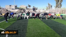 تصویرزمین چمن مصنوعی پردیس شهید مطهری زاهدان تکمیل وآماده بهره برداری می باشد 4