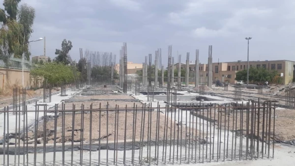 روند ساخت ساختمان آموزشی جدید در پردیس شهید مطهری 2