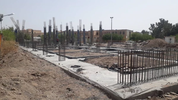 روند ساخت ساختمان آموزشی جدید در پردیس شهید مطهری 3