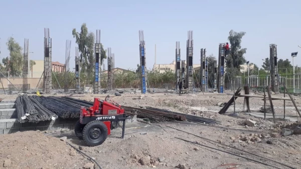 روند ساخت ساختمان آموزشی جدید در پردیس شهید مطهری 4