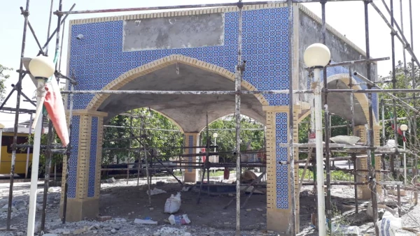 مراحل  پیشرفت از المام شهید گمنام پردیس شهید مطهری 2