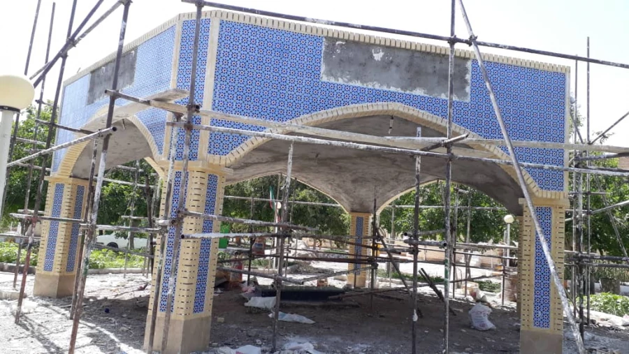 مراحل  پیشرفت از المام شهید گمنام پردیس شهید مطهری 3