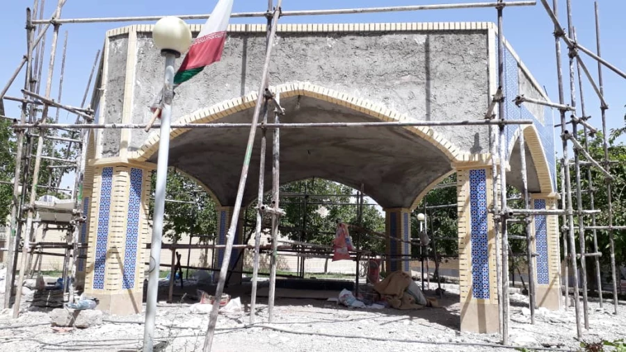 مراحل  پیشرفت از المام شهید گمنام پردیس شهید مطهری 4