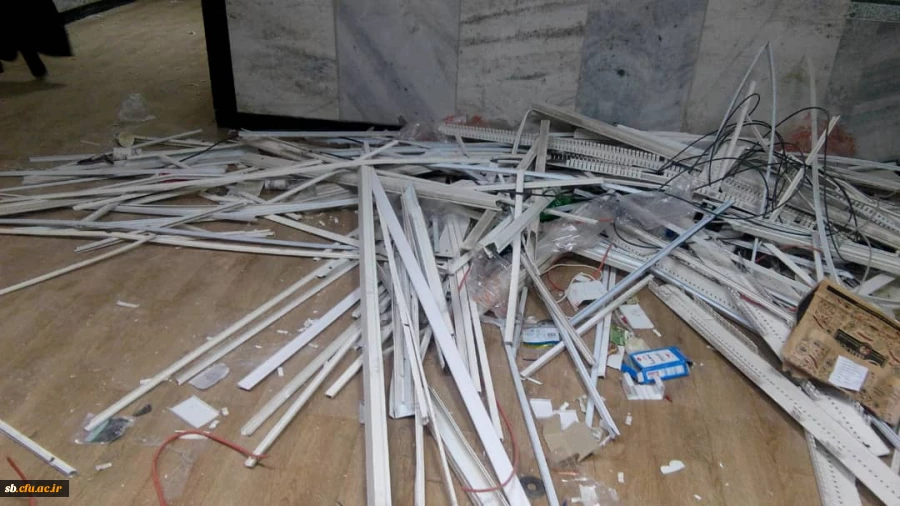 ادامه کار ترانکینگ شبکه ،برق وتلفن پردیس رسالت