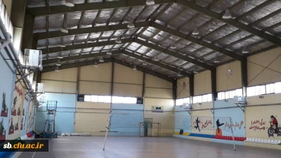 نصب  سیستم گرمایشی  سالن ورزشی پردیس شهید مطهری