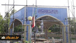 پیشرفت ساخت المان شهید گمنام پردیس شهید مطهری 2