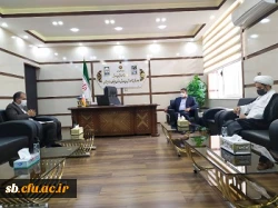 دیدار مدیریت دانشگاه فرهنگیان استان و مسئول نهاد نمایندگی مقام معظم رهبری دردانشگاه با مدیرکل آموزش و پرورش استان سیستان وبلوچستان  2