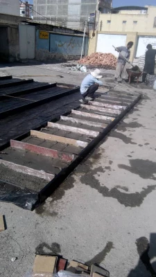 مراحل پیشرفت تعویض لوله های شوفاژ