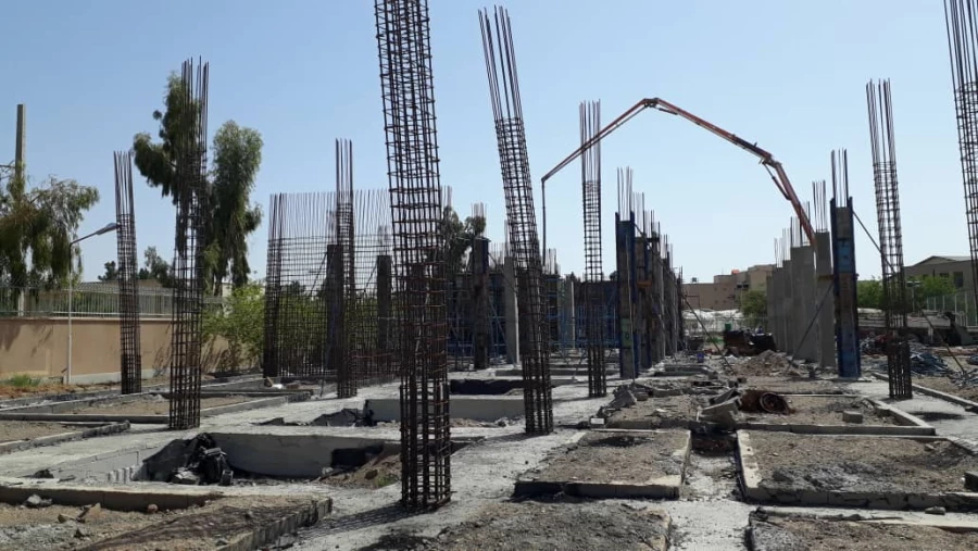 بتن ریزی ستونهای ساختمان جدید آموزش 3