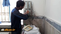 تعویض سیم کشی تلفن های داخلی وثابت ساختمان اداری و آموزشی پردیس شهید مطهری  2