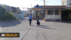 تعویض سیم کشی تلفن های داخلی وثابت ساختمان اداری و آموزشی پردیس شهید مطهری  4