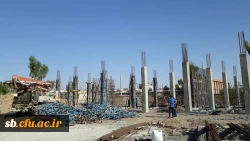 گزارش تصویری از پیشرفت ساختمان جدید آموزشی در پردیس شهید مطهری امروز دوشنبه ۲۷/ ۲/ ۱۴۰۰ 2