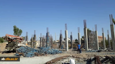 گزارش تصویری از پیشرفت ساختمان جدید آموزشی در پردیس شهید مطهری امروز دوشنبه ۲۷/ ۲/ ۱۴۰۰