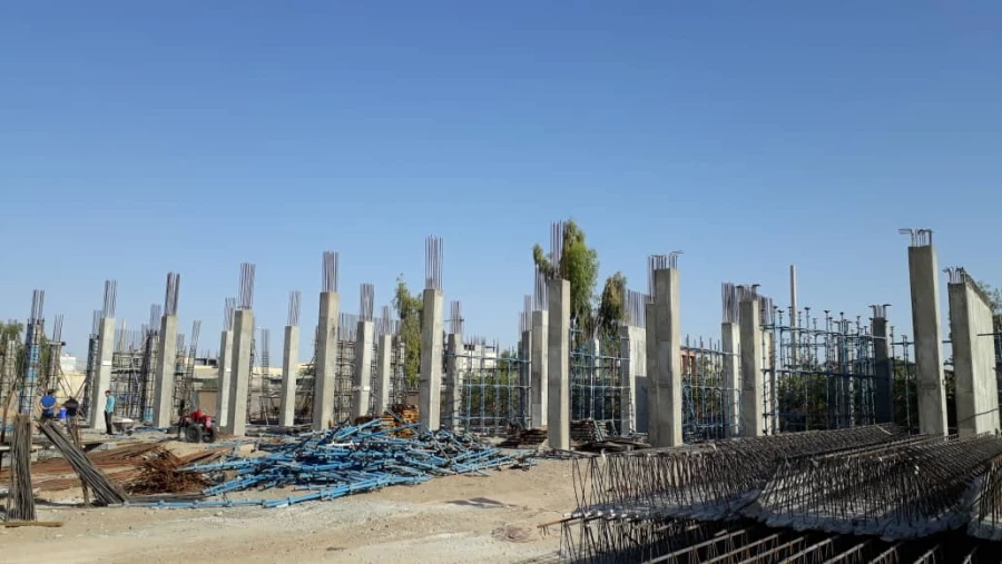 گزارش تصویری از پیشرفت ساختمان جدید آموزشی در پردیس شهید مطهری امروز دوشنبه ۲۷/ ۲/ ۱۴۰۰ 3